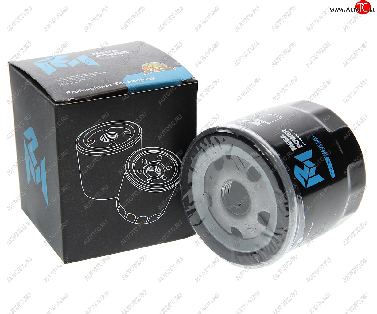 151 р. Фильтр масляный VW SKODA MEGAPOWER MEGAPOWER 100-23-058  с доставкой в г. Воронеж