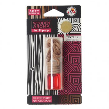 Ароматизатор подвесной жидкостный (Lollipop серии) с деревянной крышкой Wooden Aroma FOUETTE FOUETTE wa-01 FOUETTE wa-01
