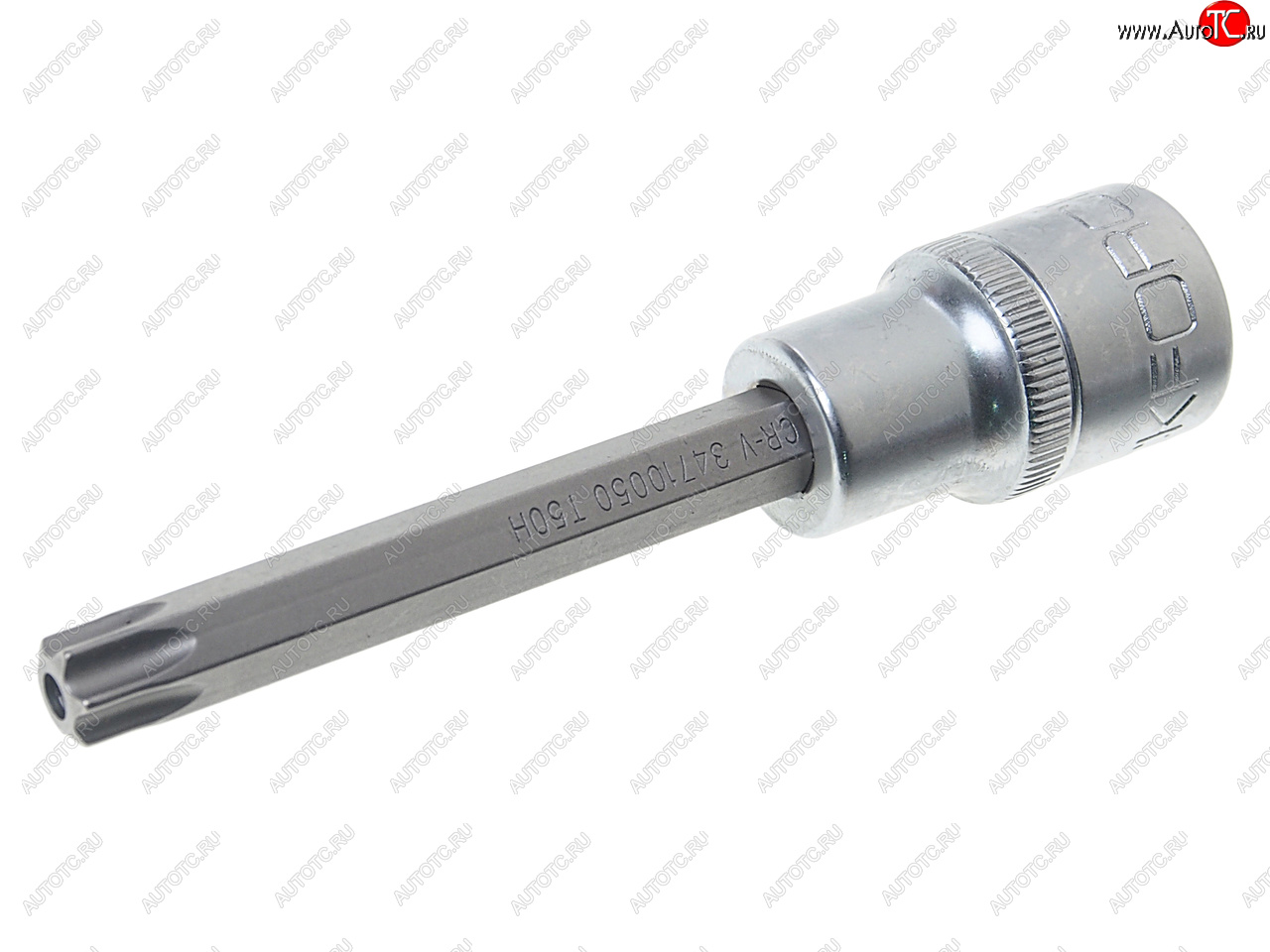 213 р. Бита-головка 12 TORX T50х100мм с отверстием ROCKFORCE ROCKFORCE rf-34710050  с доставкой в г. Воронеж