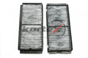 399 р. Фильтр воздушный салона MAZDA 3 (09-) угольный (2шт.) KORTEX KORTEX kc0054s KORTEX kc0054s  с доставкой в г. Воронеж. Увеличить фотографию 2