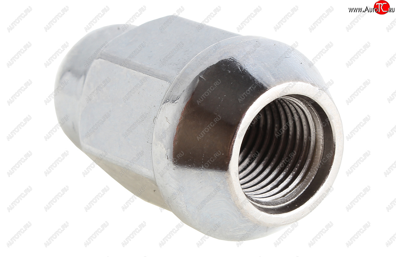 73 р. Гайка колеса М12х1.25х35 конус закрытая ключ 19мм хром RACING RACING 101012  с доставкой в г. Воронеж