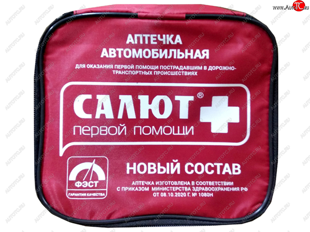649 р. Аптечка автомобильная САЛЮТ мягкий футляр (Приказ 1080Н) ФЭСТ ФЭСТ 2129  с доставкой в г. Воронеж