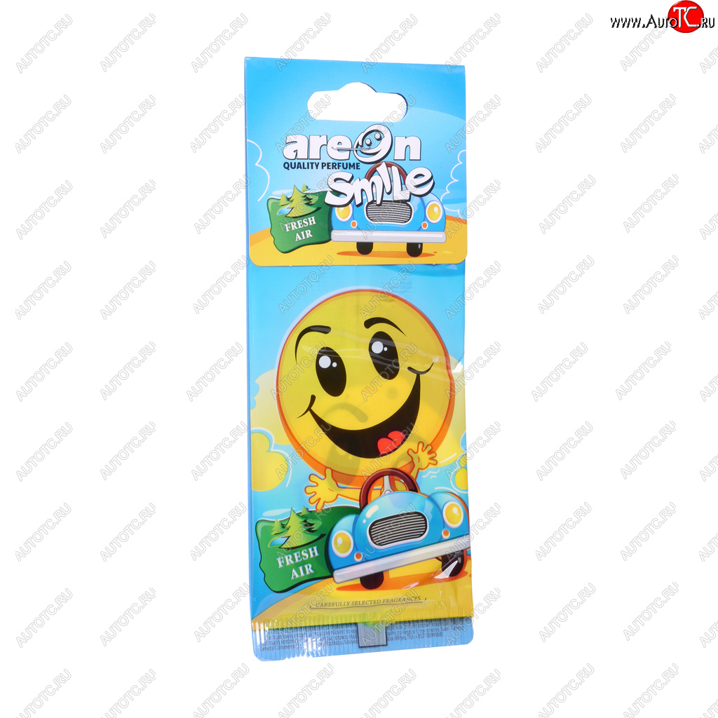 68 р. Ароматизатор подвесной пластина (свежий воздух) Smile AREON AREON asd18  с доставкой в г. Воронеж