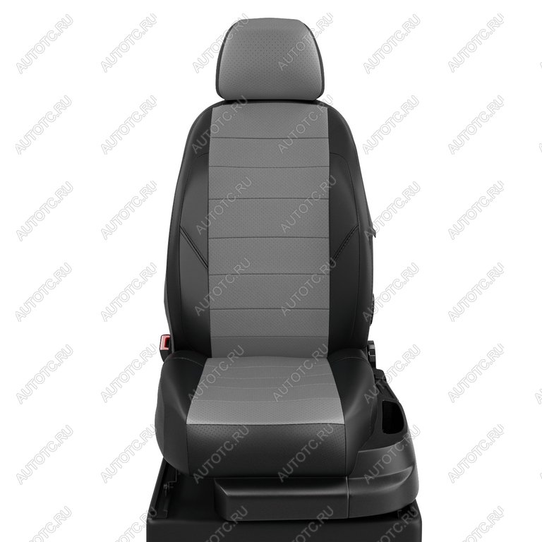 7 449 р. Авточехлы DAEWOO Matiz (00-) экокожа черно-серые комплект AVTOLIDER AVTOLIDER dw05-0101-ec02  с доставкой в г. Воронеж