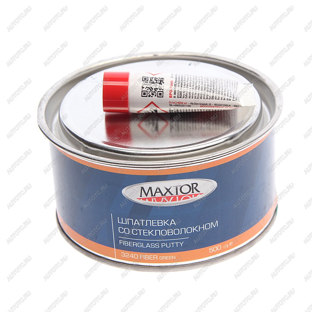 439 р. Шпатлевка со стекловолокном FIBER GLASS GREEN 0.5кг MAXTOR MAXTOR 32400.5  с доставкой в г. Воронеж