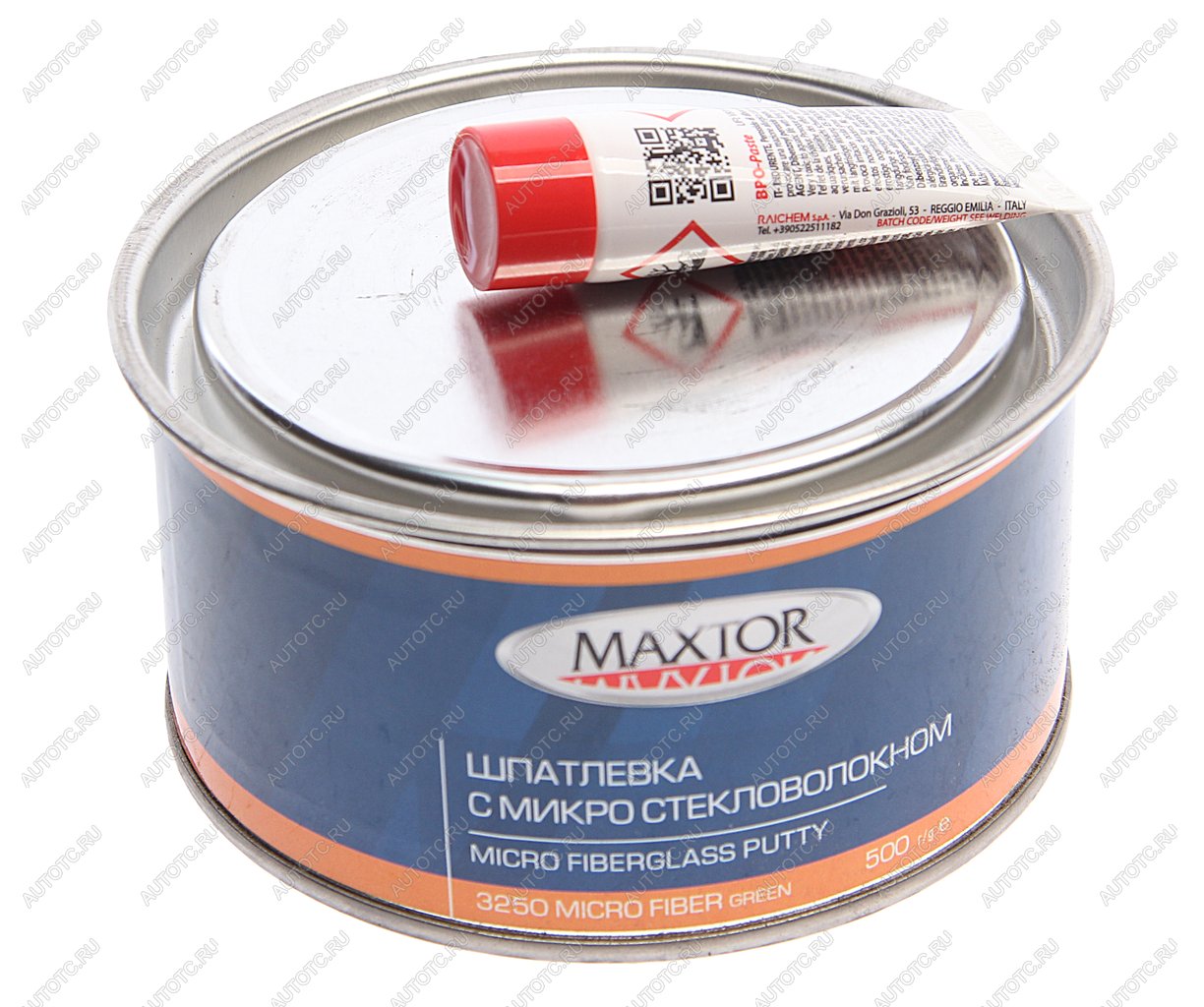399 р. Шпатлевка с микростекловолокном FIBER GLASS GREEN 0.5кг MAXTOR MAXTOR 32500.5  с доставкой в г. Воронеж