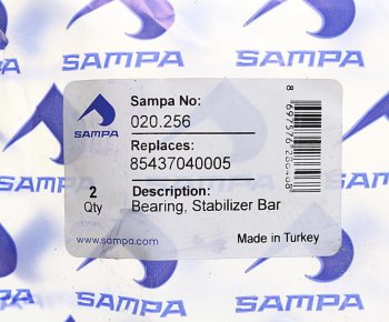 439 р. Втулка стабилизатора MAN TGL (05-) переднего SAMPA SAMPA 020.256  с доставкой в г. Воронеж. Увеличить фотографию 3