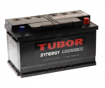 Аккумулятор TUBOR Synergy 85Ач обратная полярность,низкий TUBOR 6ст85(0)