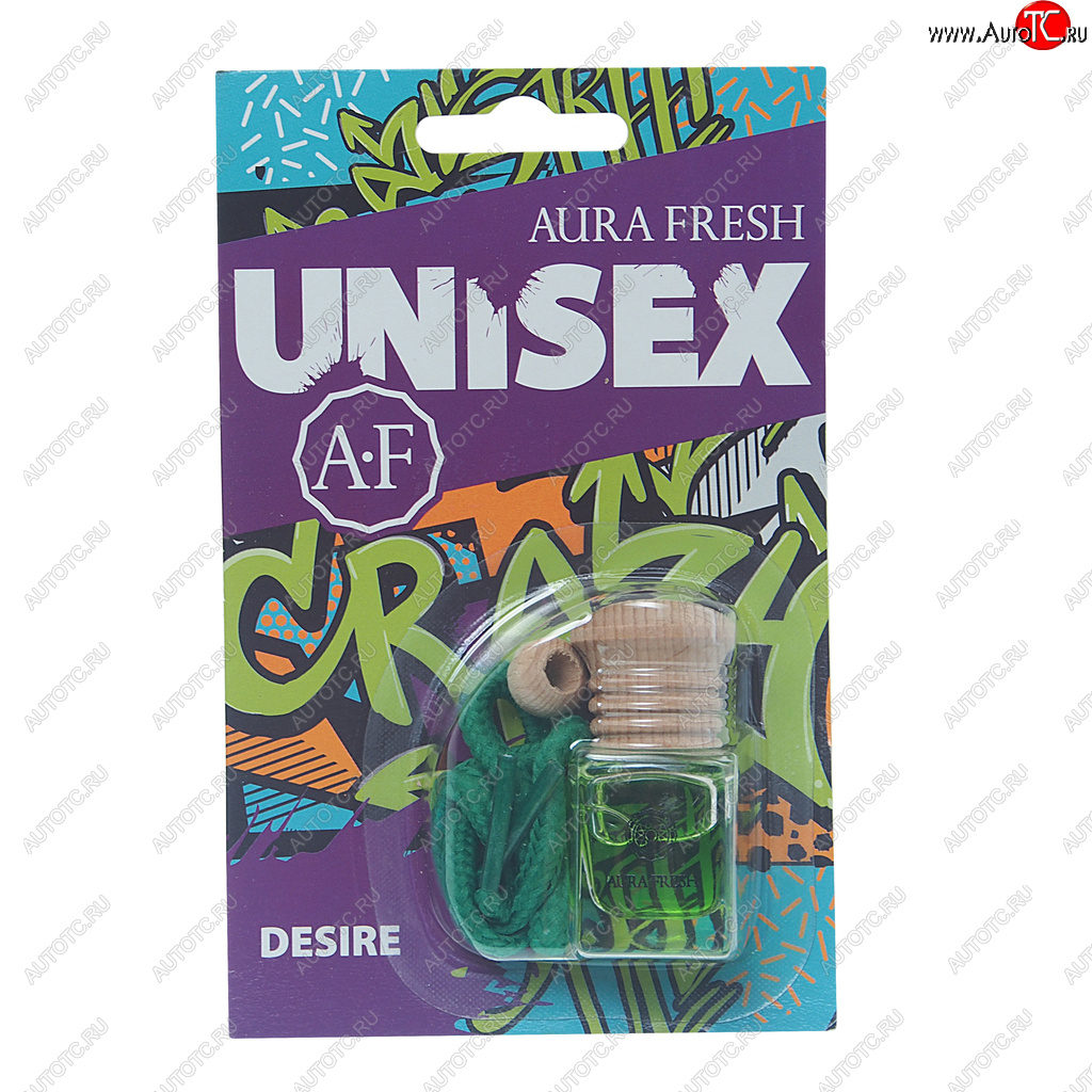 222 р. Ароматизатор подвесной жидкостный (desire) 6мл Unisex AURA FRESH AURA FRESH 23380  с доставкой в г. Воронеж