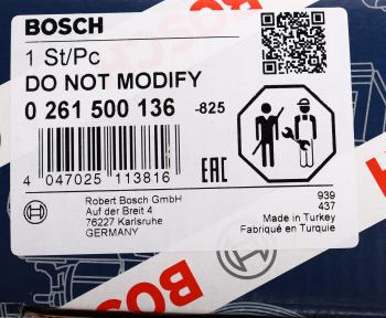 9 949 р. Форсунка BMW 5 (F10,F11),6 (F06,F12),7 (F01,F02) топливная BOSCH BOSCH 0261500136  с доставкой в г. Воронеж. Увеличить фотографию 7