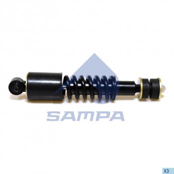 Амортизатор MAN F90,F2000 кабины передний с пружиной (255315 14x45 10x69 OI) SAMPA SAMPA 020.287-01