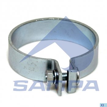 Хомут глушителя MAN L2000 SAMPA SAMPA 020.343