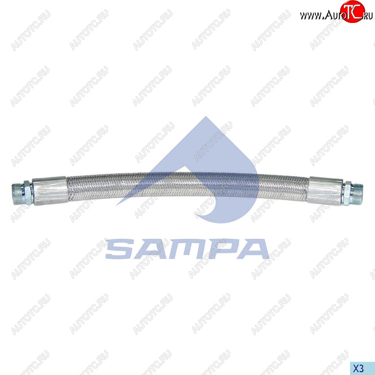 2 899 р. Шланг MAN компрессора L=420мм SAMPA SAMPA 021.091  с доставкой в г. Воронеж