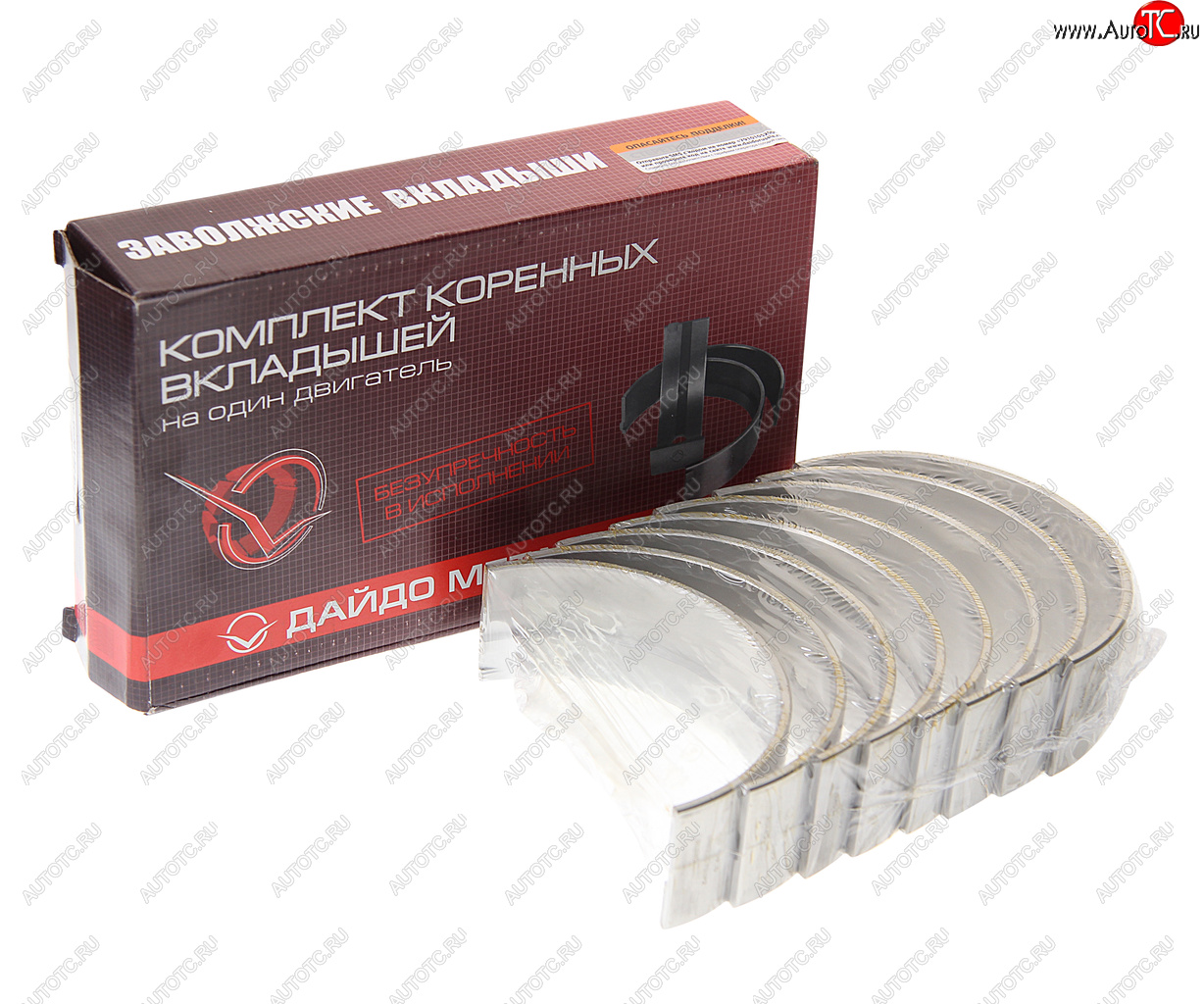 2 299 р. Вкладыши ЯМЗ-236 коренные d+0.50 ДАЙДО МЕТАЛЛ РУСЬ ЗМЗ 236-1000102б2-р2  с доставкой в г. Воронеж