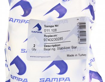 69 р. Втулка стабилизатора MERCEDES Atego (37.5x56мм) SAMPA SAMPA 011.108  с доставкой в г. Воронеж. Увеличить фотографию 3