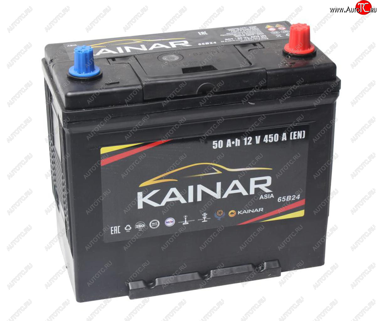 6 999 р. Аккумулятор KAINAR Asia 50Ач обратная полярность KAINAR 6ст50(0) 65b24l  с доставкой в г. Воронеж