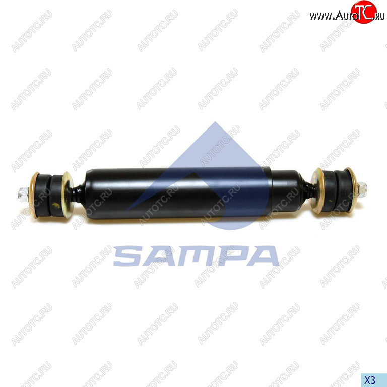 3 599 р. Амортизатор MAN L2000 передний (357617 12x71 12x69 II) SAMPA SAMPA 020.289-01  с доставкой в г. Воронеж