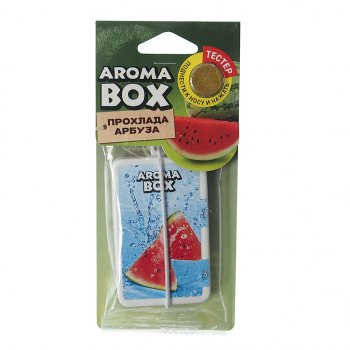 Ароматизатор подвесной картон высококапиллярный (арбуз) Aroma Box FOUETTE FOUETTE b-10