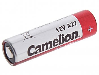 Батарейка A27 12V (пульт сигнализации) блистер 5шт. (цена за 1шт.) Alkaline CAMELION CAMELION a27-bp5