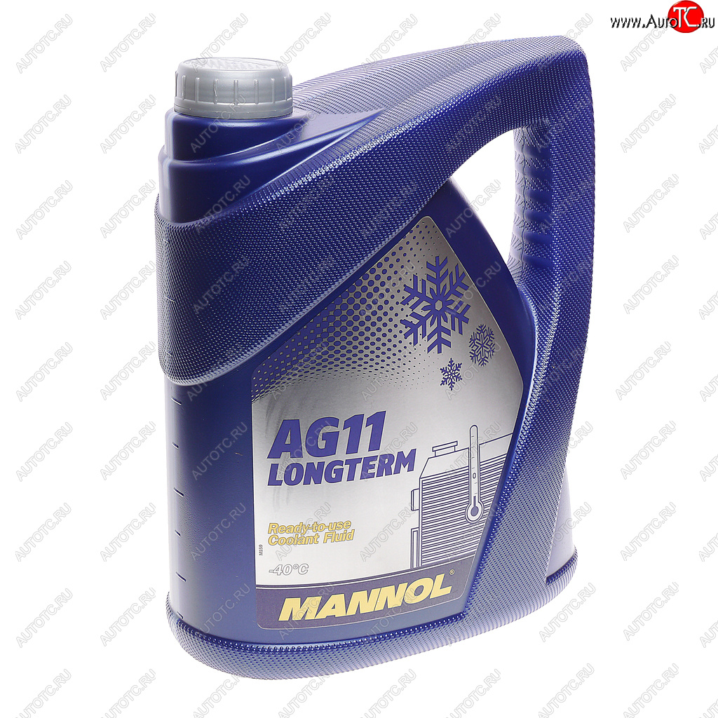 1 349 р. Антифриз синий -40C 5л AG11 Longterm IAT 4011 MANNOL MANNOL 2037  с доставкой в г. Воронеж