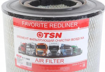 3 499 р. Элемент фильтрующий КАМАЗ воздушный ЕВРО-3 комплект TSN TSN 725-1109560  с доставкой в г. Воронеж. Увеличить фотографию 3