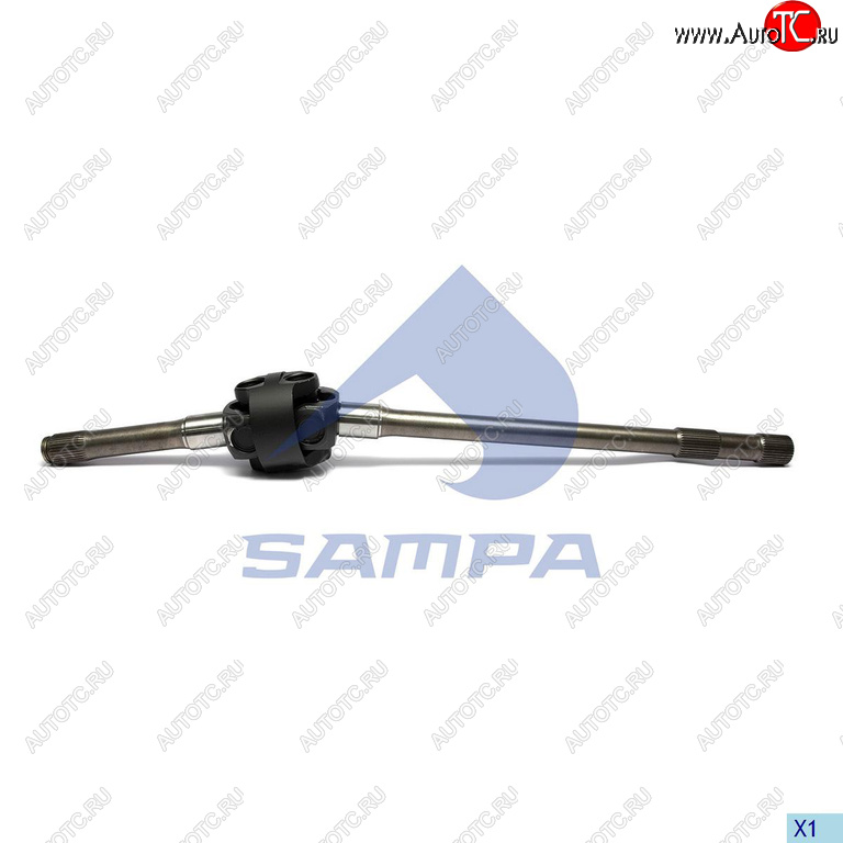 56 999 р. Вал карданный MAN TGA,TGL,TGM,TGS,TGX переднего привода L=1090мм SAMPA SAMPA 026.195  с доставкой в г. Воронеж