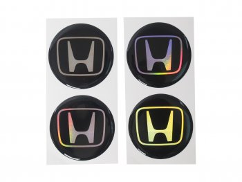 Эмблема диска колесного HONDA (6см) комплект 4шт. AUTOSTICKERS 02149017471