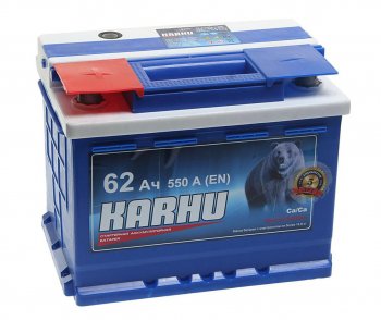 Аккумулятор KARHU 62Ач KARHU 6ст62(1)