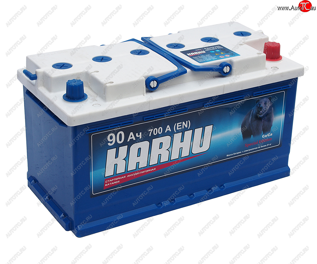 9 899 р. Аккумулятор KARHU 90Ач обратная полярность KARHU 6ст90(0)  с доставкой в г. Воронеж