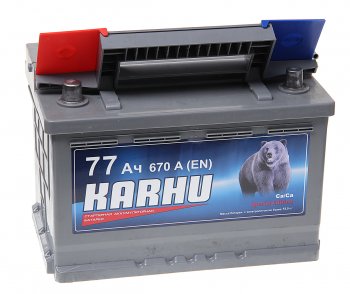 8 949 р. Аккумулятор KARHU 77Ач KARHU 6ст77(1)  с доставкой в г. Воронеж. Увеличить фотографию 2
