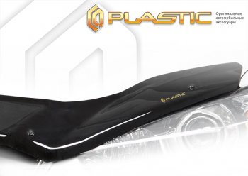 2 799 р. Дефлектор капота (рынок Японии) CA-Plastic Honda Stepwgn Spada RP рестайлинг (2017-2021) (серия Classic черный)  с доставкой в г. Воронеж. Увеличить фотографию 2