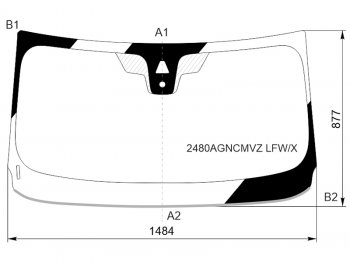 Стекло лобовое (Камера Датчик дождя Молдинг) BMW X2 17- XYG 2480AGNCMVZ LFW/X