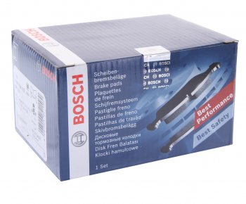3 699 р. Колодки тормозные задние (4шт.) BOSCH BMW 5 серия F11 дорестайлинг, универсал (2009-2013)  с доставкой в г. Воронеж. Увеличить фотографию 3