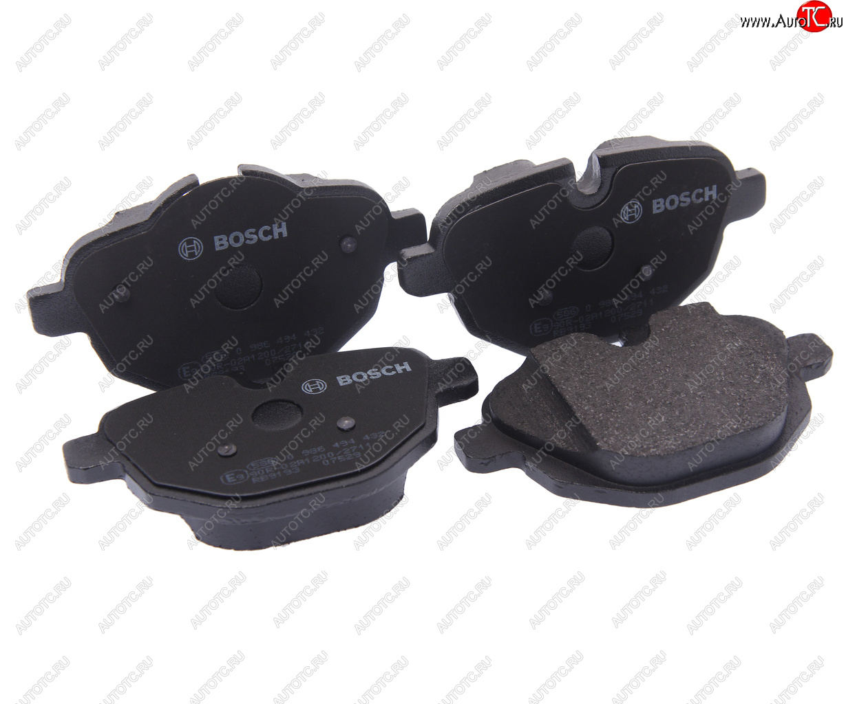 3 699 р. Колодки тормозные задние (4шт.) BOSCH BMW 5 серия F11 дорестайлинг, универсал (2009-2013)  с доставкой в г. Воронеж
