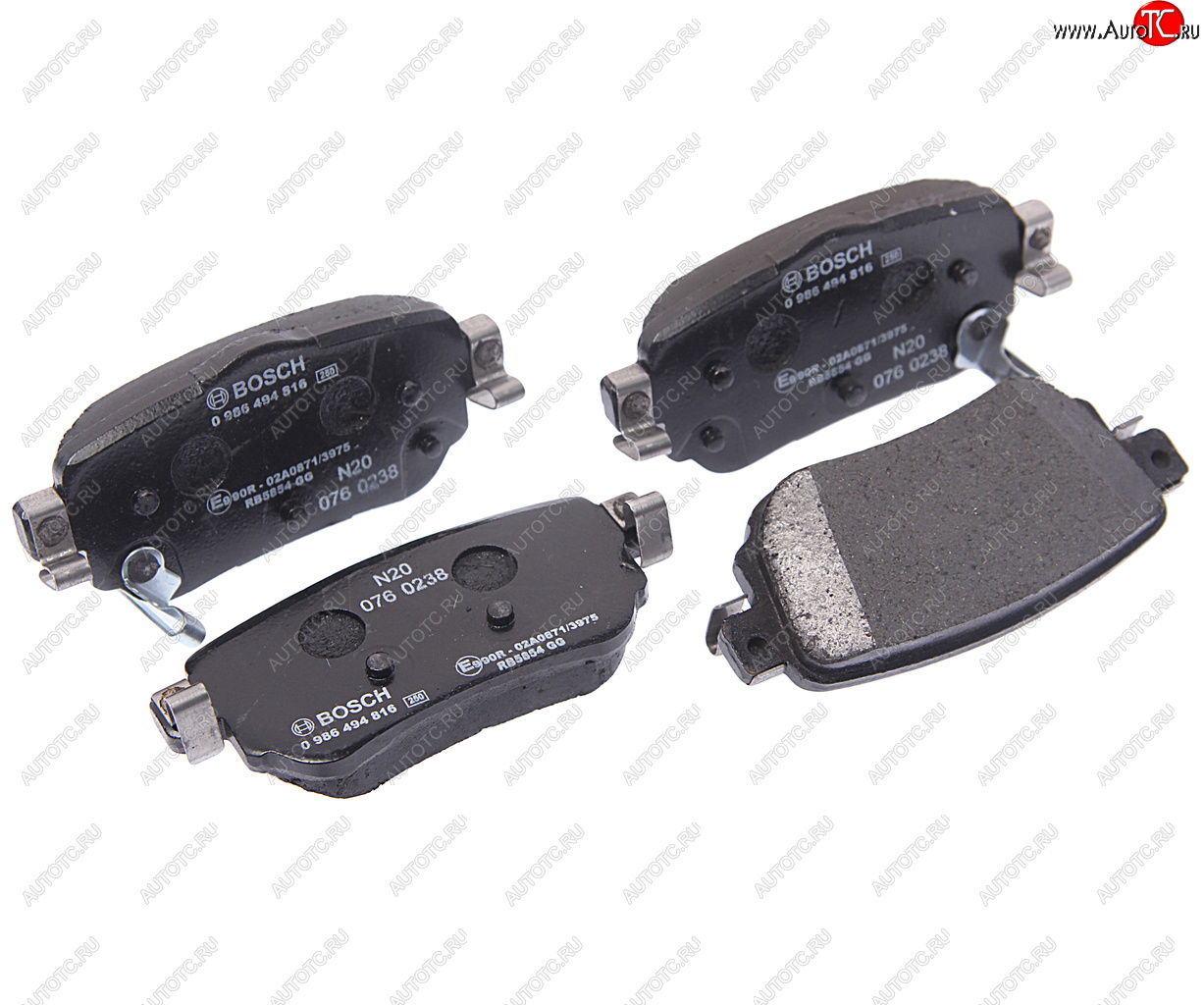 1 739 р. Колодки тормозные задние (4шт.) BOSCH Nissan Qashqai 2 J11 рестайлинг (2017-2022)  с доставкой в г. Воронеж