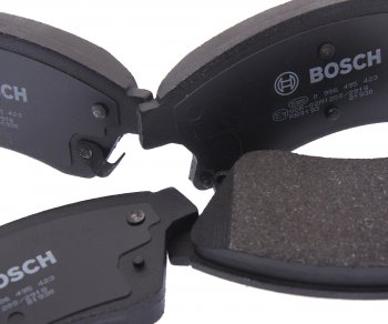 2 389 р. Колодки тормозные передние (4шт.) BOSCH Chevrolet Aveo T300 седан (2011-2015)  с доставкой в г. Воронеж. Увеличить фотографию 2