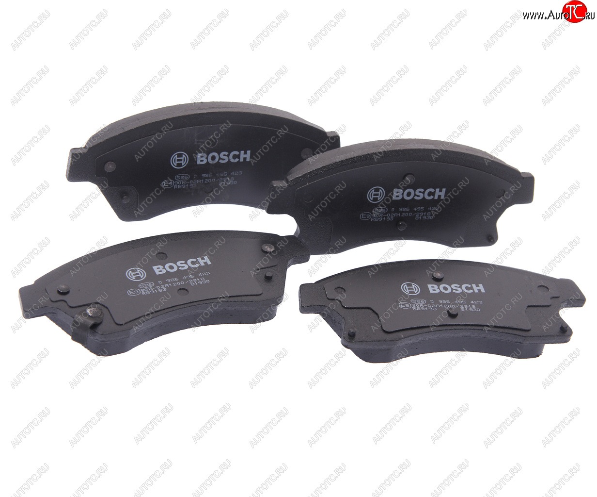 2 389 р. Колодки тормозные передние (4шт.) BOSCH Chevrolet Aveo T300 седан (2011-2015)  с доставкой в г. Воронеж