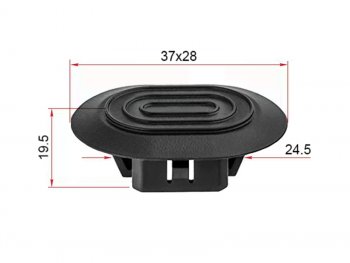 Клипса крепления порога TOYOTA SAT ST-12-0012