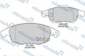 2 359 р. Колодки тормозные передние (4шт.) MANDO  CITROEN Berlingo ( M49,  M59,  B9,  K9) - C4  с доставкой в г. Воронеж. Увеличить фотографию 1