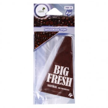 Ароматизатор подвесной пластина (кофе ароматный) Big Fresh FKVJP FKVJP pabf-78