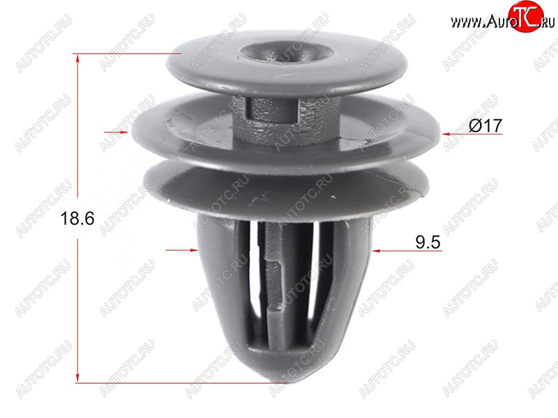 11 р. Клипса обшивки двери ACURAHONDA (1 шт.) SAT ST-M10534  с доставкой в г. Воронеж