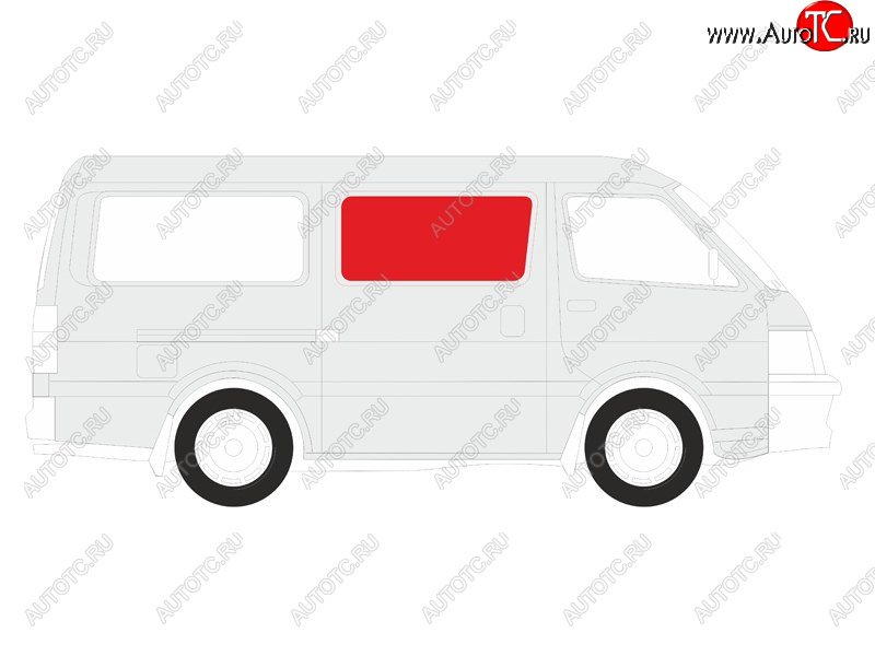 5 249 р. Стекло кузова боковое (не опускное) (Справа Цвет зеленый) Nissan Primastar 02-14  Opel Vivaro 01-1 XYG TRAFIC-01 SF/RH/X  с доставкой в г. Воронеж