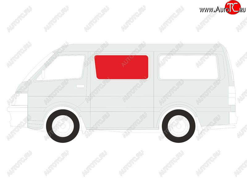 5 249 р. Стекло кузова боковое (не опускное) (Слева Цвет зеленый) Nissan Primastar 02-14  Opel Vivaro 01-14 XYG TRAFIC-01 SF/LH/X  с доставкой в г. Воронеж