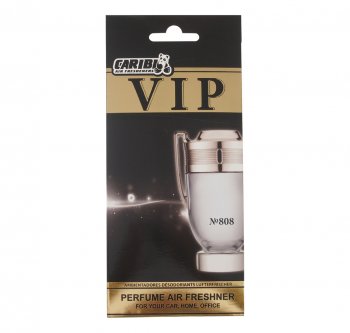 Ароматизатор подвесной пластина (№808 Paco Rabanne Invictus) CARIBI CARIBI crb808