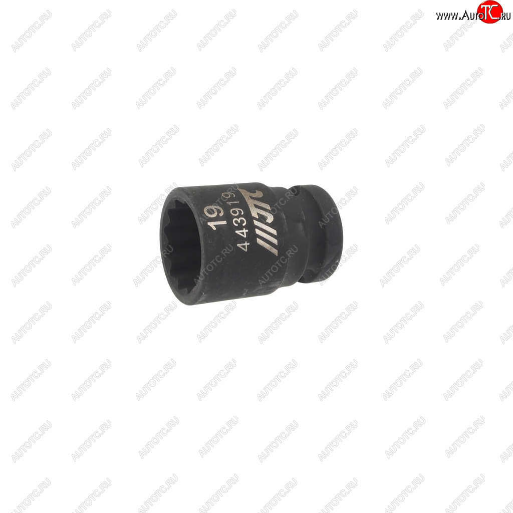 379 р. Головка торцевая 12 19мм 12-ти гранная ударная L=38мм JTC JTC TOOLS CO., LTD jtc-443919  с доставкой в г. Воронеж