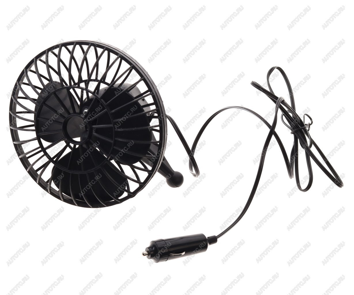 499 р. Вентилятор в салон 12V на присоске черный SKYWAY SKYWAY s01901001  с доставкой в г. Воронеж