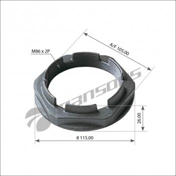 Гайка DAF ступицы (M86x2) MANSONS MANSONS 200.067
