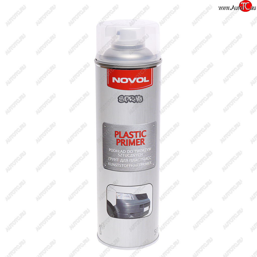 1 039 р. Грунт для пластика Plastic Primer 0.5л аэрозоль NOVOL NOVOL 34482  с доставкой в г. Воронеж