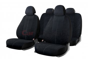 Авточехлы универсальные алькантара черные (11 предм.) Cruise CARFASHION CARFASHION 10100