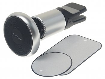 549 р. Держатель телефона на дефлектор магнитный черный BOROFONE BOROFONE bh47 black silver  с доставкой в г. Воронеж. Увеличить фотографию 2